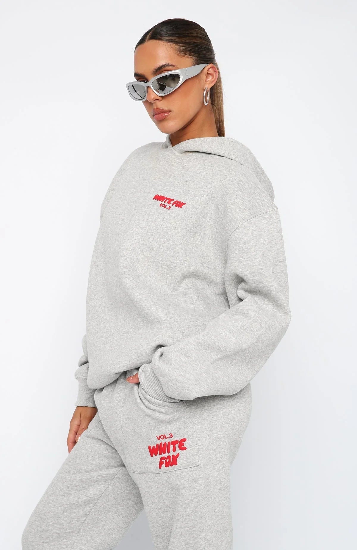 White Fox Tracksuit Set